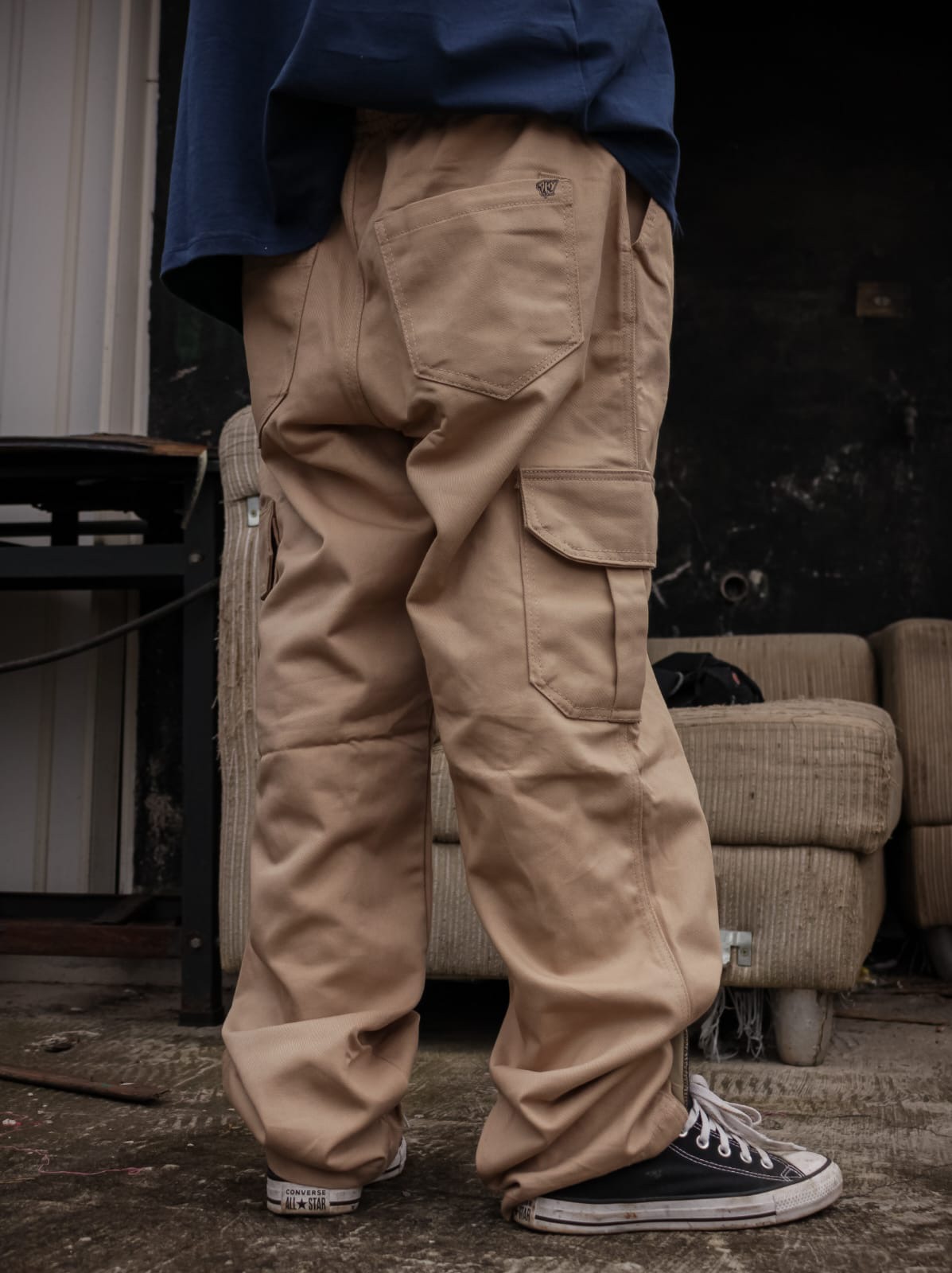 Calça Cargo Sarja Premium